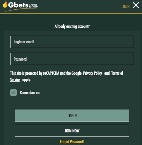 Gbets Login