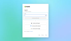 Shopify Login